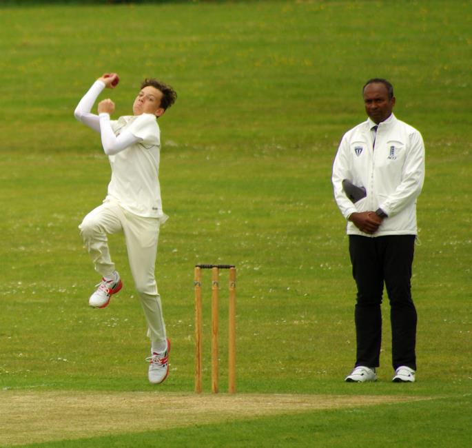 Teenager Evan Watts took wickets for Haverfordwest 2nds